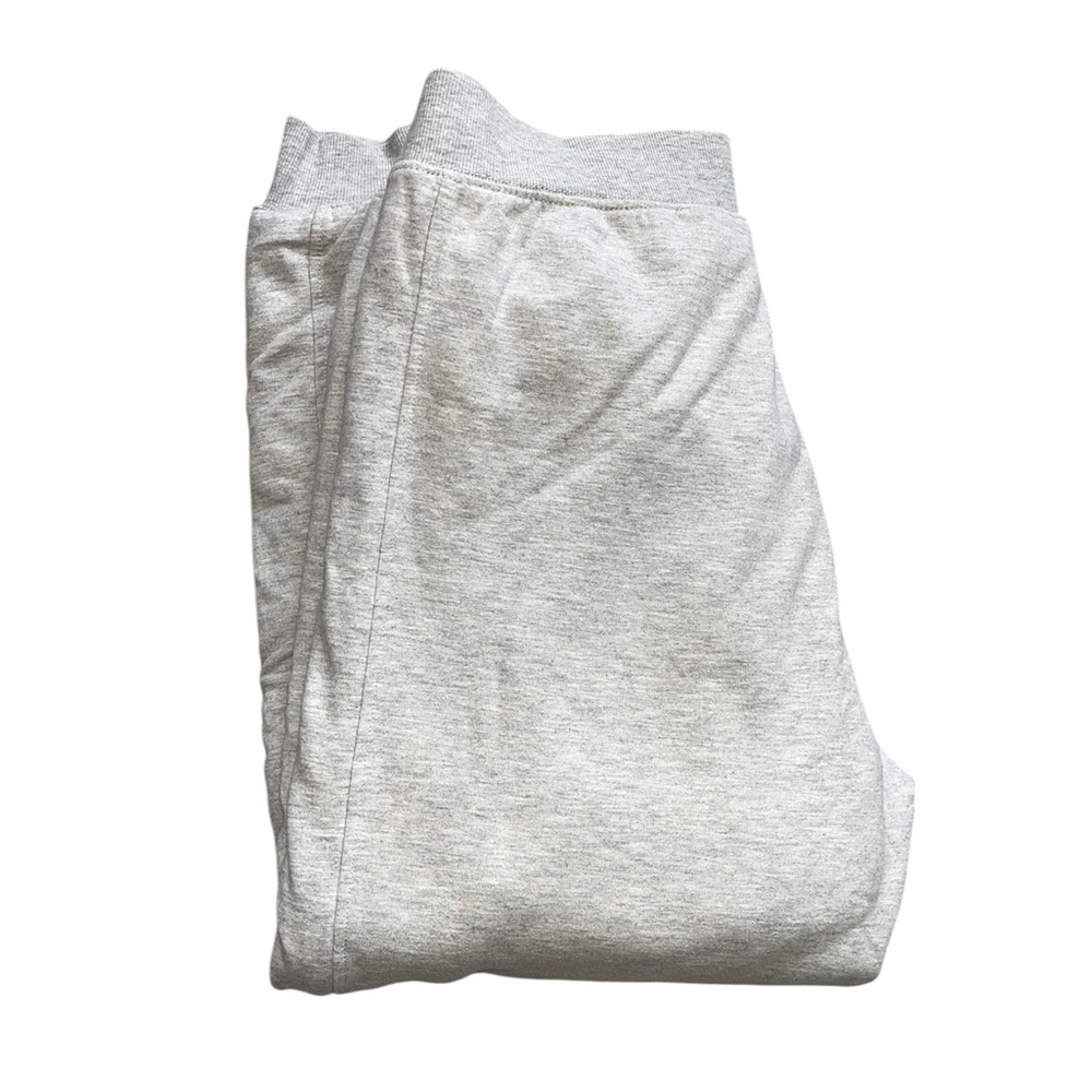 Eddie Bauer Fleece Sherpa Lined Sweat Pants Gray Size Large Double Layer
